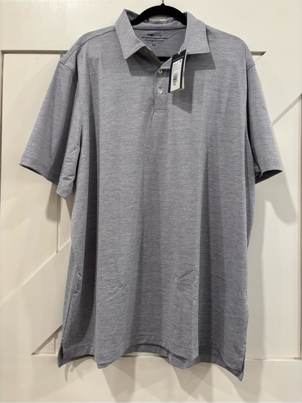 Vineyard Vines Jim Nantz Sankaty Polo XXL Stripe Hammerhead NWT Golf